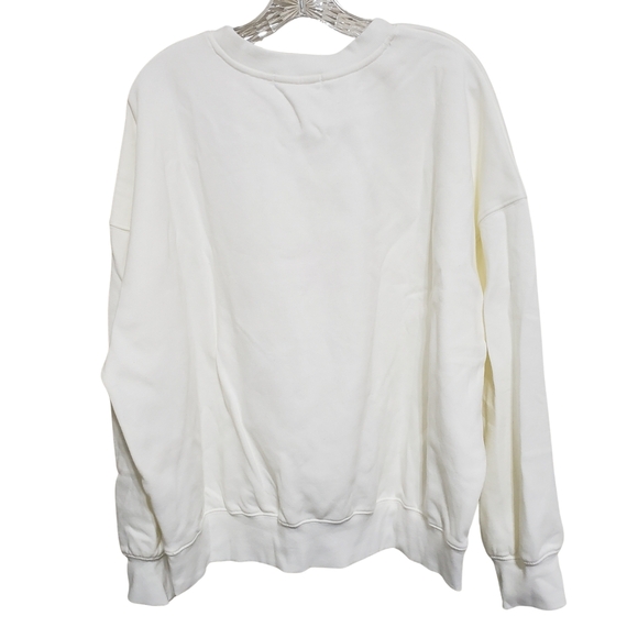 VIRAL Target Nutcracker Sweatshirt Fleece Vinyl Threads Women XXL Off-White 🎄 - Picture 2 of 3